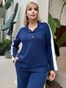 Picture of CURVY GIRL QUALITY TRACK SUIT WITH STRIPE